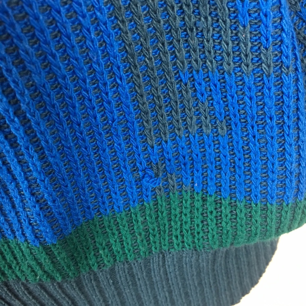 Vintage Men’s Southwestern Knit Pullover Sweater L - Picture 2 of 8